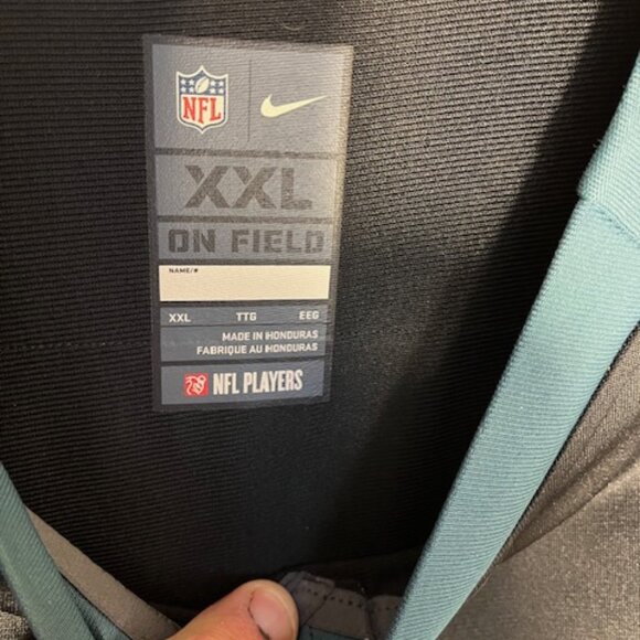 NFL, Players, Nike Brand XXL Eagles Dawkins # 20 Jersey - Green, Black and White - Picture 2 of 4